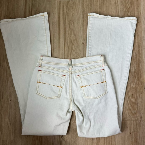 Vintage Y2K GLO white low rise bootcut jeans - Picture 4 of 6